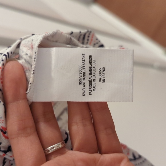 Reitmans The Classic print tank top, medium - Picture 3 of 4